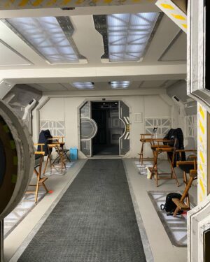 Kathleen Robertson Instagram - Creating the look for a character is always fun. A little peek at making Rosenfeld. @expanseonprime #theexpanse #tattooideas #hairoptions #latexfashion #fauxhawk @primevideo