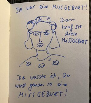 Kathrin Fricke Instagram - „Du bist eine Missgeburt Lily!!“
