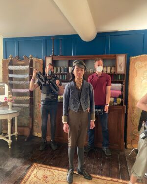Kathryn Drysdale Instagram - Dressmaking #bridgerton #bts