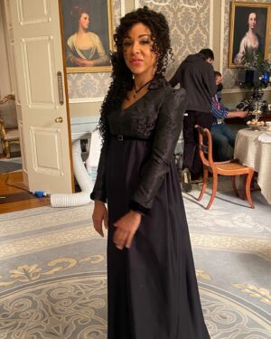 Kathryn Drysdale Instagram - Dressmaking #bridgerton #bts