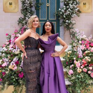 Kathryn Drysdale Instagram - kathryndrysdale Thank you @shondaland @netflix for a beautiful evening celebrating @bridgertonnetflix season 3 part 2.
It was lovely to see the outpouring of love for The Bridgerton family and to see @lukenewtonuk and @nicolacoughlan shine so brightly 🌟🌟🌟
#polinforever 🫶🏽🫶🏽Thank you to my incredible team for pulling off a look Genevieve Delacroix herself would be proud of. I 💜 you 
💜Styling @styledbysrh assisted by @lucyjayneh 
💜Make up @mariaasadimakeup
💜Hair @lorraine.dublin
💜Dress @azziandosta
💜Jewellery @officialfaberge @gemfields
💜Shoes @terrydehavilland
💜nails @amathesalon
💜Pr@telescopeagency #bridgertonnetflix #bridgerton #netflix #bridgertonseason3
#bridgertonsonnetflix #polin