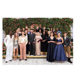 Kathryn Drysdale Instagram - kathryndrysdale Thank you @shondaland @netflix for a beautiful evening celebrating @bridgertonnetflix season 3 part 2.
It was lovely to see the outpouring of love for The Bridgerton family and to see @lukenewtonuk and @nicolacoughlan shine so brightly 🌟🌟🌟
#polinforever 🫶🏽🫶🏽Thank you to my incredible team for pulling off a look Genevieve Delacroix herself would be proud of. I 💜 you 
💜Styling @styledbysrh assisted by @lucyjayneh 
💜Make up @mariaasadimakeup
💜Hair @lorraine.dublin
💜Dress @azziandosta
💜Jewellery @officialfaberge @gemfields
💜Shoes @terrydehavilland
💜nails @amathesalon
💜Pr@telescopeagency #bridgertonnetflix #bridgerton #netflix #bridgertonseason3
#bridgertonsonnetflix #polin