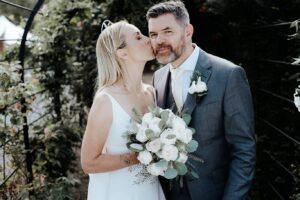 Kathryn Thomas Instagram - Happy Anniversary @padraig.mcl ❤️ 4 years ago today!! Love looking back at all these photos … (thank you again Shane @aspect.photography) What a weekend we had and though it went by in a flash I just remember feeling surrounded by so much genuine, fierce love. The best weekend with the best people.  And to think of everything that’s happened since then…. Our tight knit three became four 👨‍👩‍👧‍👧 I love you all to the moon and back.  To family and friends, forever ❤️