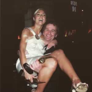 Kathryn Thomas Instagram - We’re off to Tralee!!!! Delighted to be Co hosting The Rose this year with my friend of 17 years… @daithiose thought this was an apt TBT pic 🤣 

One of the worlds good guys. Great fun, no ego and always up for a bit of mischief!!!!! Excited and honoured to share the stage with you  @daithiose ❤️

I’ve watched the Rose and it’s evolution over the years with Daithi at the helm and can’t wait to experience the craic in the Dome. The show is uniquely Irish 😄which always delivers some unexpected surprises … but at its core we are celebrating 32 amazing women for being their unique fabulous selves so bring it on 💃