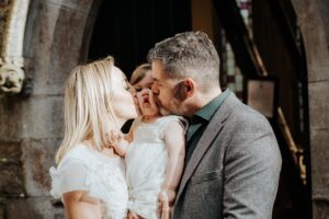 Kathryn Thomas Instagram - Happy Anniversary @padraig.mcl ❤️ 4 years ago today!! Love looking back at all these photos … (thank you again Shane @aspect.photography) What a weekend we had and though it went by in a flash I just remember feeling surrounded by so much genuine, fierce love. The best weekend with the best people.  And to think of everything that’s happened since then…. Our tight knit three became four 👨‍👩‍👧‍👧 I love you all to the moon and back.  To family and friends, forever ❤️