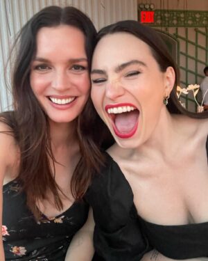 Kathryn Gallagher Instagram - remember when jenn and I did a show together? we aren’t doing that again but we went to a beautiful dinner last night with @manoloblahnik and had the best time ever ♥️
