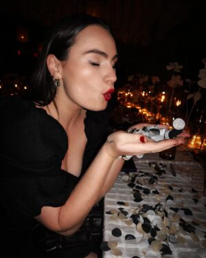 Kathryn Gallagher Instagram - remember when jenn and I did a show together? we aren’t doing that again but we went to a beautiful dinner last night with @manoloblahnik and had the best time ever ♥️