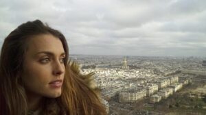 Kathryn McCormick Instagram - View from the top ☁️#eiffeltower