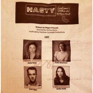 Kathryn Prescott Instagram - @megartron wrote a play and it is so. Damn. Good.