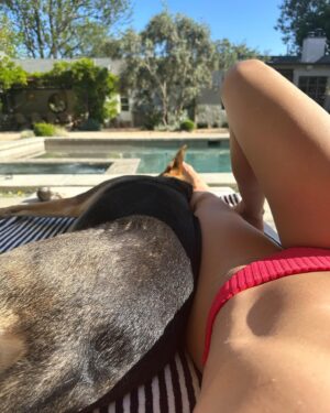 Katie Aselton Instagram - it's going to be a hot (dog) mom summer people. get on board.