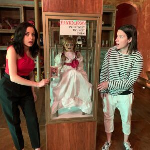 Katie Sarife Instagram - HAPPY HALLOWEEN! Here are some of our favorite memories together. @annabellemovie 👻
