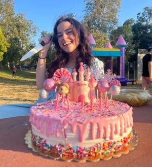 Katie Sarife Instagram - Had a killer day 🔪👸🏻 celebrating a milestone birthday with amazing people. (Saturday) I feel so so loved!!!! Here’s to a life that keeps getting richer and richer and to never getting too old for a bouncy house. 

Thank you all for the birthday wishes and for making this a special one. 💕 (last slide. Random child enjoying the princess party with supervision of course 😆)