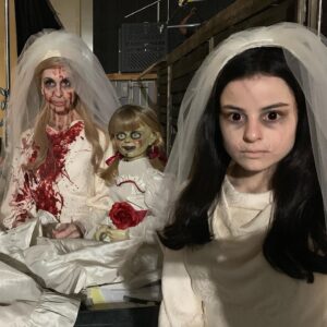 Katie Sarife Instagram - HAPPY HALLOWEEN! Here are some of our favorite memories together. @annabellemovie 👻