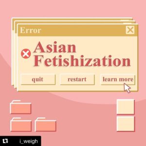 Katie Leung Instagram - #Repost @i_weigh with @get_repost
・・・
A topic that isn't talked about enough 👉 "Being 'into Asians' is not a personality trait. This obsession has roots tracing back decades, and touches on issues of exoticism, patriarchal standards of femininity, as well as modern projections of standards due to pop culture. All of these have caused issues, some more detrimental to Asians than others." Guide and quote from @dearasianyouth, illustrations by @nicole.nnguyen  #iweigh #asianfetishization #activism