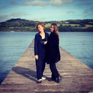 Katie Leung Instagram - Nessie spottin’ with the wee sis. 🏴󠁧󠁢󠁳󠁣󠁴󠁿