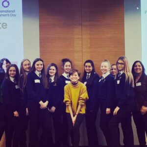 Katie Leung Instagram - HAPPY INTERNATIONAL WOMENS DAY!! 🥳 Thanks to Pinsent Masons for having me again this year so I could speak to all of these amazing girls about the importance of looking after themselves and protecting their beautiful minds first before going forth in the fight for equality and inclusion. 💪🧠❤️💁🏻‍♀️ #IWD #IWD2020  #mentalhealth #healthymindsfirst