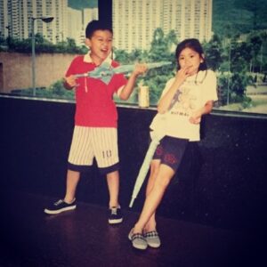 Katie Leung Instagram - 🎂🥳 Haps @_johnnyleung_ !!! May all your wishes for my health and happiness come true on your birthday. Lolzzz Proud of you as always. Love big sis X
