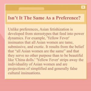 Katie Leung Instagram - #Repost @i_weigh with @get_repost
・・・
A topic that isn't talked about enough 👉 "Being 'into Asians' is not a personality trait. This obsession has roots tracing back decades, and touches on issues of exoticism, patriarchal standards of femininity, as well as modern projections of standards due to pop culture. All of these have caused issues, some more detrimental to Asians than others." Guide and quote from @dearasianyouth, illustrations by @nicole.nnguyen  #iweigh #asianfetishization #activism