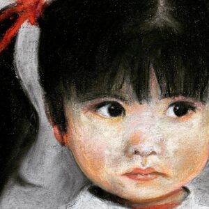 Katie Leung Instagram - Rough with soft pastels.