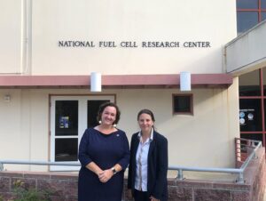 Katie Porter Instagram - Did you know that today is Hydrogen and Fuel Cell Day? I'm proud to represent a district that leads on innovation, and this week, I had the opportunity to learn from the researchers about the cutting-edge work happening at the UCI National Fuel Cell Research Center.