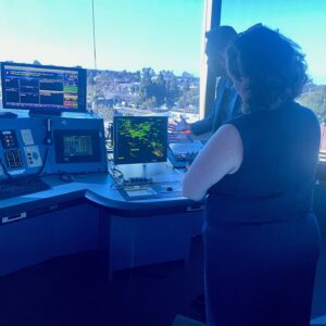 Katie Porter Instagram - I'm no stranger to @JohnWayneAir (especially as someone who commutes via plane!), but touring alongside @SupervisorFoley was a treat. We learned more about how the airport is boosting our local economy, and how the Bipartisan Infrastructure Law is helping it reach new heights!

Pun intended 🛫