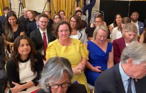 Katie Porter Instagram - I recently joined @POTUS as he announced new steps to implement my law to finally bring parity to mental health coverage. Until every insurer treats mental health the same as physical health—and every American gets the care they need—we cannot let up on oversight and enforcement.