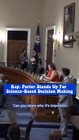 Katie Porter Instagram - .@RepKatiePorter stood up for science-based decision making in the @natresources hearing. We must use the best resources available to make sustainable decisions for our oceans and ensure future generations can have fish on the table!🐟