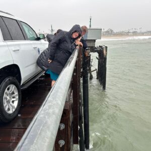 Katie Porter Instagram - I'm grateful for the first responders who are keeping Californians safe in the series of storms ravaging our state. This weekend, I met with local officials to assess storm damage in Orange County and discuss how we can continue working together to help our community recover.
