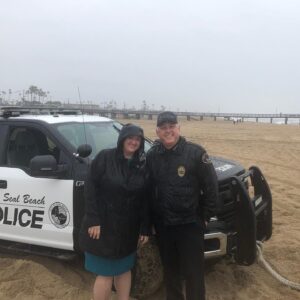Katie Porter Instagram - I'm grateful for the first responders who are keeping Californians safe in the series of storms ravaging our state. This weekend, I met with local officials to assess storm damage in Orange County and discuss how we can continue working together to help our community recover.