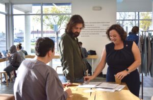 Katie Porter Instagram - It was great to visit Able Coffee Roasters, an Orange County small business committed to providing good-paying jobs for people with autism and other disabilities. I'm grateful our community works hard to include all our neighbors in the workforce. #WorldAutismAwarenessDay