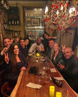 Katlyn Chookagian Instagram - Great weekend filled with fights, friends, food, truffles and wine 🤍
