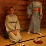 Katrina Bowden Instagram - Such a special experience in a historic Kyoto townhouse that is over 100 years old. Wearing kimono during a matcha tea ceremony followed by a lesson in calligraphy is something I will never forget ❤️🇯🇵 @orizuruya_kyoto