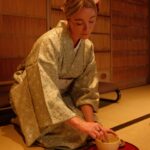 Katrina Bowden Instagram - Such a special experience in a historic Kyoto townhouse that is over 100 years old. Wearing kimono during a matcha tea ceremony followed by a lesson in calligraphy is something I will never forget ❤️🇯🇵 @orizuruya_kyoto