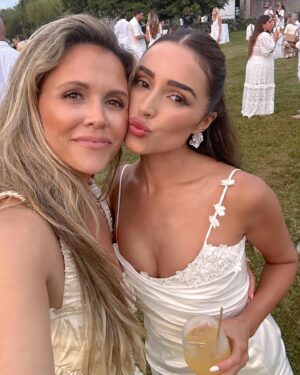 Katrina Scott Instagram - Celebrating love 🤍 Congratulations @oliviaculpo & @christianmccaffrey — You two are the sweetest and have the most generous and beautiful souls. It’s no wonder you found each other ♾️ Cheers to a lifetime of creating memories & love together 🥂