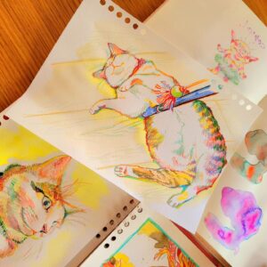 Katsura Hoshino Instagram - お絵描き