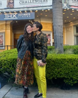 Katy O'Brian Instagram - Been a lil busy life-ing about lately, but @thekyliechi & I did get to check out the @challengersmovie premier last week. If you’ve always wondered, “What if sex was actually tennis?” this is the film for you! Also shoutout to my pal @ckharyn for winning YET ANOTHER WGA award for @thebearfx 🥰🤩 UNSTOPPABLE