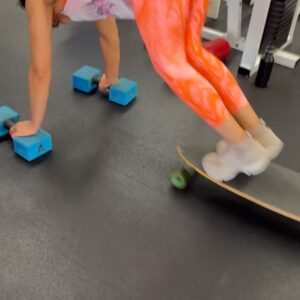 Katy O'Brian Instagram - Been a bit overwhelmed lately with awesome opportunities which I’m sosososo happy for, but I definitely feel I’ve had too much mental fatigue during my workouts to be as effective as possible when left to my own devices. Thankfully Steve @atighteru pulled some fun exercises out today to fully occupy my brain. I’ve been lifting regularly for about 10 years and I don’t think I’d ever done a single one of the numerous exercises we did today. Always a learning experience! Also, loveeee this outfit I got from @adidas @stellamccartney!
