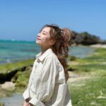 Katy Kung Instagram - Okinawa🔆天公真的造美啊 天氣剛剛好 不太熱 陣陣涼風 在這麼繁忙的日子 給了我一個完美的旅程🥰 A wonderful trip in Okinawa and it’s time to go back to work 😛