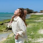 Katy Kung Instagram - Okinawa🔆天公真的造美啊 天氣剛剛好 不太熱 陣陣涼風 在這麼繁忙的日子 給了我一個完美的旅程🥰 A wonderful trip in Okinawa and it’s time to go back to work 😛