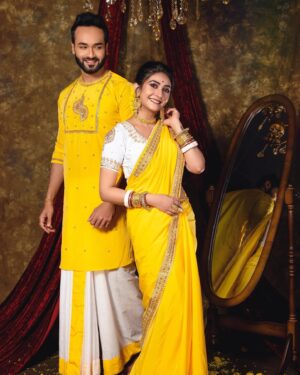 Kaushambi Chakraborty Instagram - Subho naboborsho to everyone 🙏🏻😍❤️🧿 stay happy 🥰. 

Costume designer - @mr.rahul62903 
photography courtesy- @suhasishpachal 
Make up artist - @ashis_malay and @beautismakeover