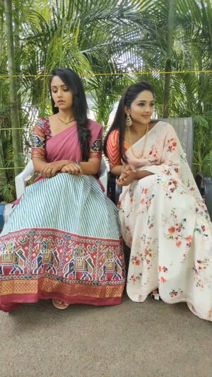 Kaustubha Mani Instagram - 🧡🧡🧡 #kodalumeekujoharulu

Outfit by @anjalidesigners