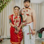 Kaustubha Mani Instagram - Forever and always, I choose you!!! 26.04.2024 ❤🧿 #marriage #married #hitched #weddingphotography #indianwedding #traditions #ethnic #happiness #goal #family . . . . Photography @storiesby.rg MUA @makeoverby_sowmyamanjunath Hairstyle @hair_by_tejaswinigowda Jewels @varaha_silver_redefined Mehandi @mehendistoriesbykiran Nails @posh_nails_lashes