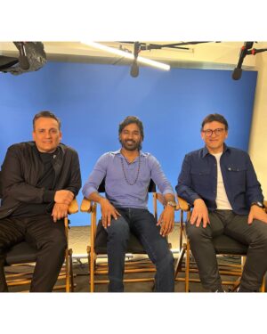 Kavya Sriram Instagram - @dhanushkraja Sir for Grayman Promotions.🔥
 In @ferragamo 
Shoes @prada

Always Amazing to be able to style you, Sir. 
Don’t know how to begin thanking you for this!🤗 

#styling #grayman #dhanush @therussobrothers ✨