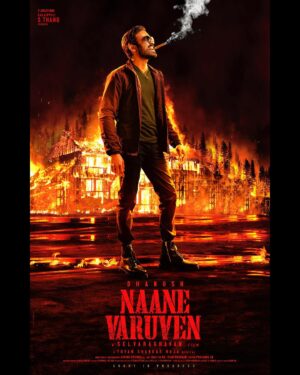 Kavya Sriram Instagram - NAANE VARUVEN!!!!✨
And the epic combination is back 😍

So glad to have  gotten the opportunity to style One of the finest actors of our generation @dhanushkraja Sir,that too in a @selvaraghavan Sir directorial. Such Masters of the craft! 🤩
Couldn’t have asked for a better start! ❤️
@thevcreations @itsyuvan @kabilanchelliah 

#firstfilm #styling #costumedesign #s12 #s12titlelook