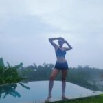Kavya Keeran Instagram - I always put 2 alrams ⏰️ 1st one for the person I want to be 😇 and 2nd one for the person I am 🙄😎 . . . . #balivibes #bali #lifestyle #sunset #clouds #sky #peace #igviral #igdaily #glamlove #pooltime #greenery #hotpants #explorepage #trending #trendingaudio #zenzone #serenity #sunkissed #goldenohour #instagood #beingme @Instagram #kavyakeeran