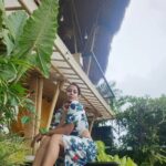 Kavya Keeran Instagram - Let's nature paint a smile on ur face ☺️ @magichillsbali, Happy Sunday 😇 . . . #foryou #bali #nature #sky #sunset #clouds #ig #peace #balivibes #natureview #explorepage #bamboohouse #trend #trendingaudio #zenzone #serenity #sunkissed #goldenhour #instagood #beingme @instagram #kavyakeeran