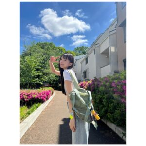 Kawaguchi Yurina Instagram - かわいいリュック🌻

#川口の私服