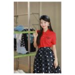 Kawaguchi Yurina Instagram - ． ． ． Mardi Mercredi Daikanyama マルディメクルディ 日本初のフラッグシップショップとなる 代官山店へ行って参りました ． あれもこれもと、空間中に可愛いアイテムが溢れていて堪りませんでした…❤︎ ． 素敵なお衣装👗 Tops, Skirt, Ribbon Valletta @mardi_mercredi_japan @mardi_mercredi_official ． Earrings @amoe.handmade Bangle @masaejewelry Pearl Ring @risa.blanca Silver Ring @tomomi.s_jewelry @rhodes_showroom Shoes @yelloshoes_official ． ． @mardi_mercredi_official @mardi_mercredi_japan #MardiMercredi #マルディメクルディ #PR