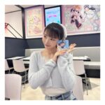 Kawaguchi Yurina Instagram - ． キュアホワイトみのあるコーデで行ってまいりました🤍💙 どこもかしこも可愛くて、堪らぬひとときでした~ ． #川口の私服