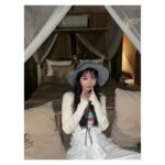 Kawaguchi Yurina Instagram - #川口の私服 かわいいマウンテンハットお気に入りなんだーーー